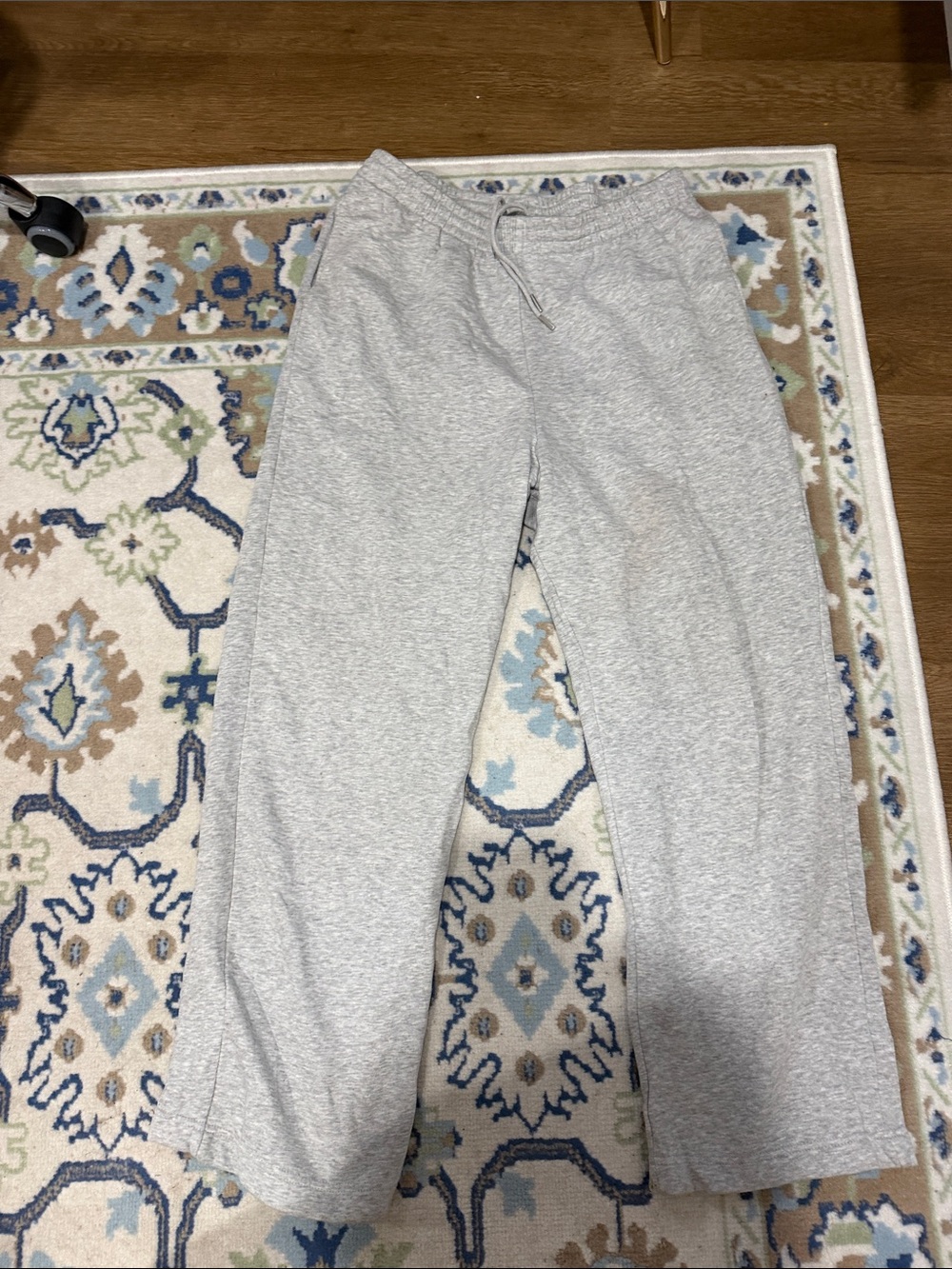 H&M Light Gray Wide Leg Lounge Pants